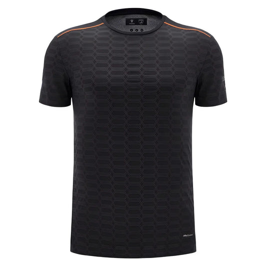 2025 Lamborghini Reflex Poly T-Shirt Black/Orange_3