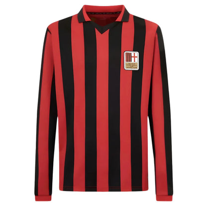 AC Milan 125th Authentic Shirt LS (Black-Red)_3