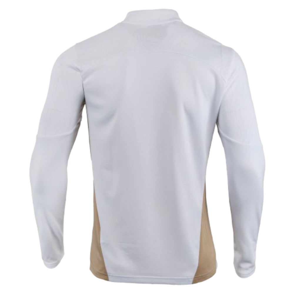 2024-2025 AC Milan Training 1/4 Zip Top (White)_3