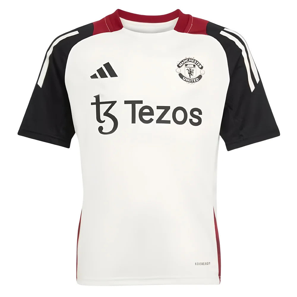 2024-2025 Man Utd Training Jersey (Off White) - Kids_1