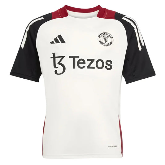2024-2025 Man Utd Training Jersey (Off White) - Kids_1