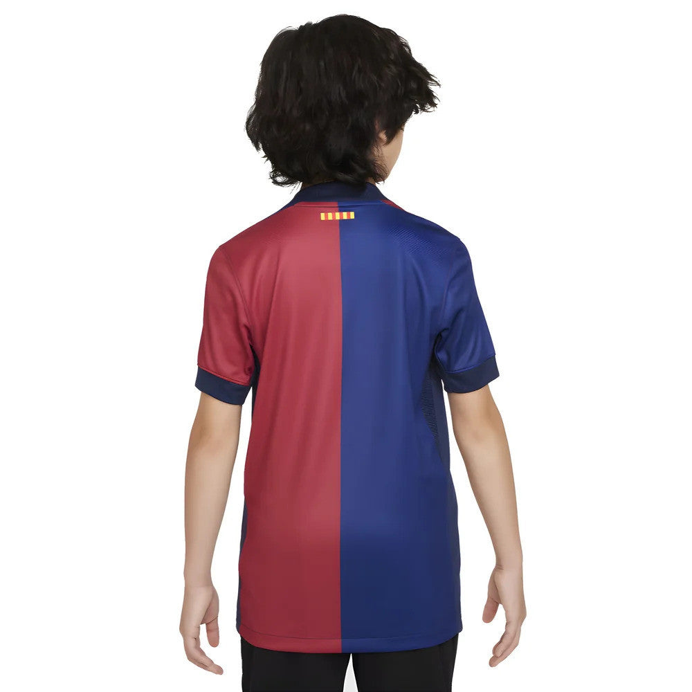 2024-2025 Barcelona Home Shirt (Sponsorless) - Kids (Lamine Yamal 19)_5
