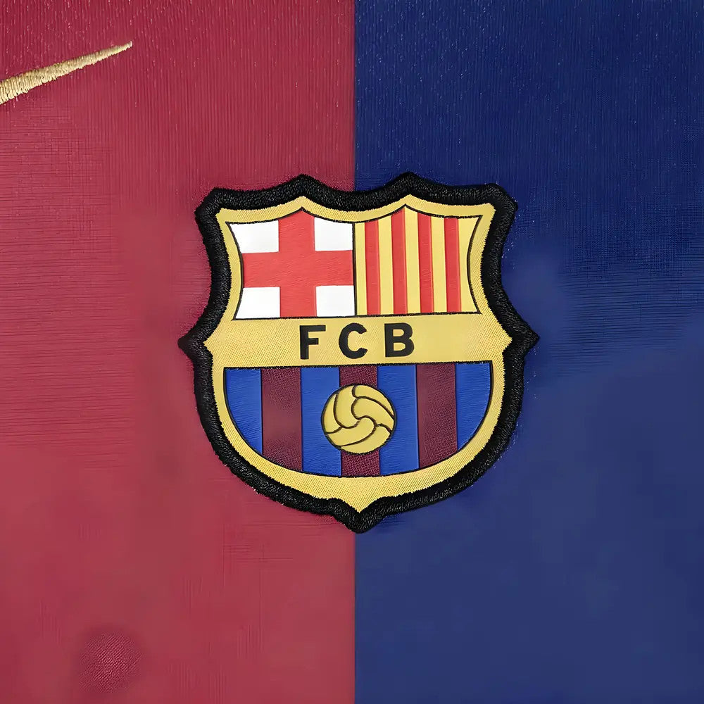 2024-2025 Barcelona Home Shirt (Sponsorless) - Kids (Lamine Yamal 19)_5