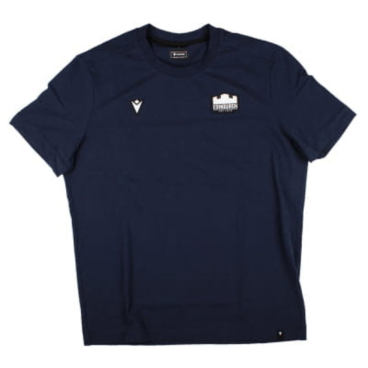 2024-2025 Edinburgh Rugby Ath Travel Cotton Shirt (Navy)_1