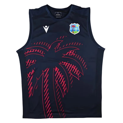 2025 West Indies Cricket Sleeveless Training Jersey (Navy)_1