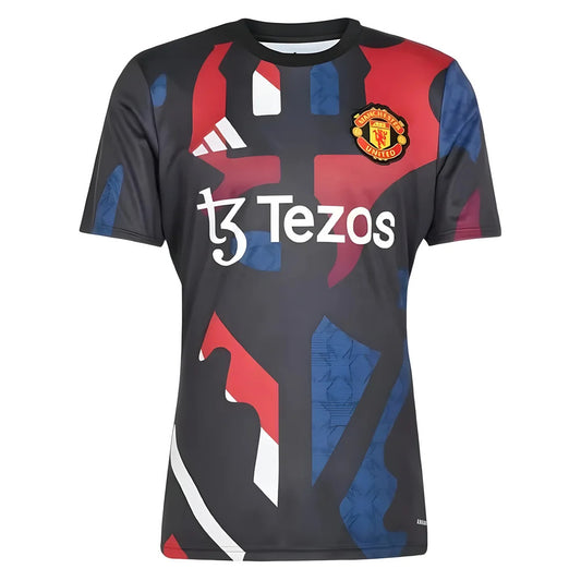 2024-2025 Man Utd Pre-Match Jersey (Black)_1