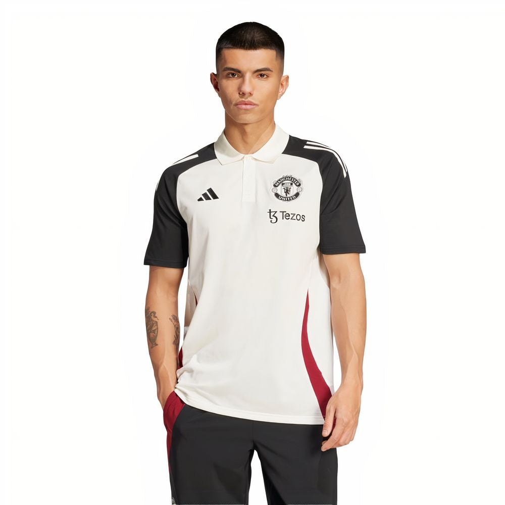 2024-2025 Man Utd Polo Shirt (Off White)_1