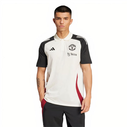 2024-2025 Man Utd Polo Shirt (Off White)_1