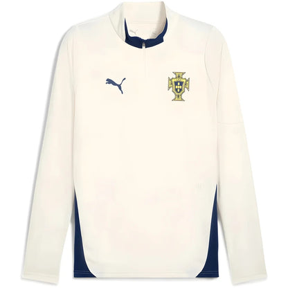 2025-2026 Portugal Training 1/4 Zip Top (Sugared Almond) - Kids_1