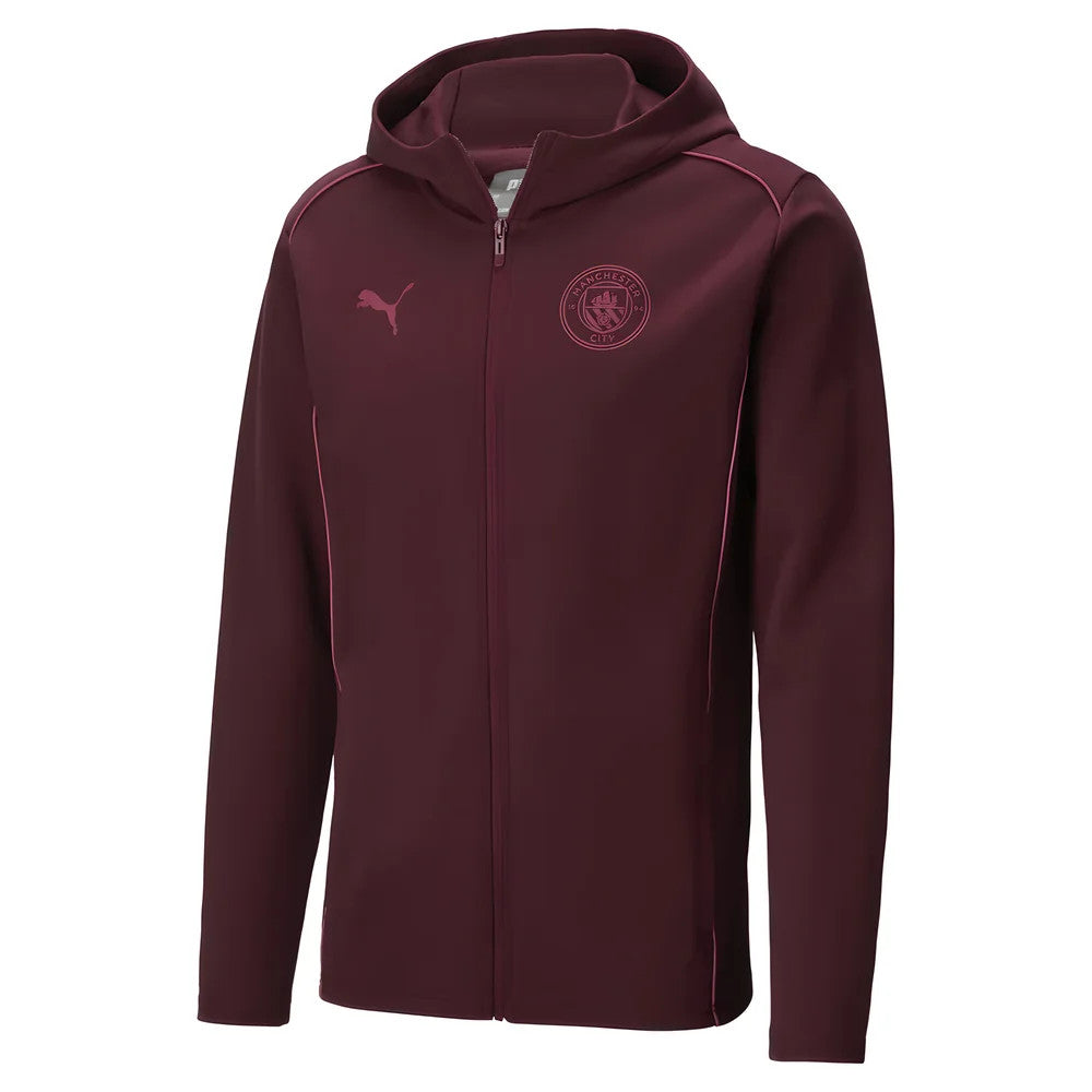 2024-2025 Man City Casuals Hooded Jacket (Dark Jasper)_1