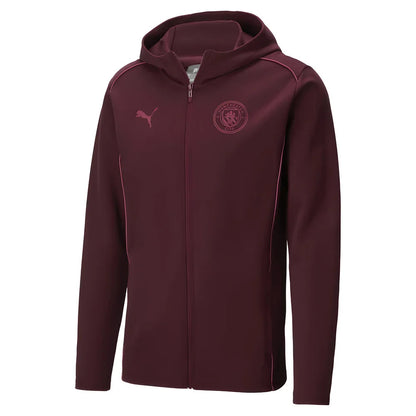2024-2025 Man City Casuals Hooded Jacket (Dark Jasper)_1