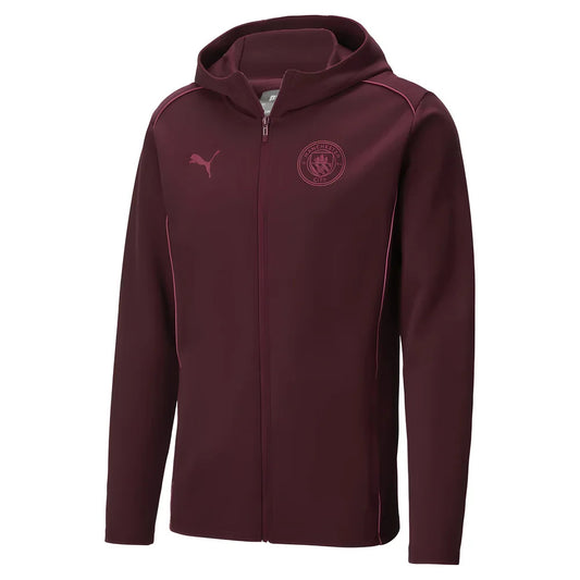 2024-2025 Man City Casuals Hooded Jacket (Dark Jasper)_1