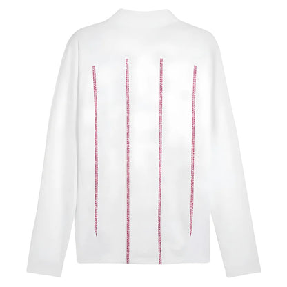 2024-2025 Man City Prematch 1/4 Zip Top (White)_1