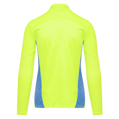 2024-2025 Man City Training 1/4 Zip Top (Yellow Glow)_1