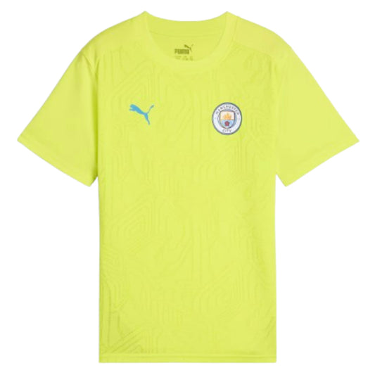 2024-2025 Man City Training Shirt (Yellow Glow) - Kids_1