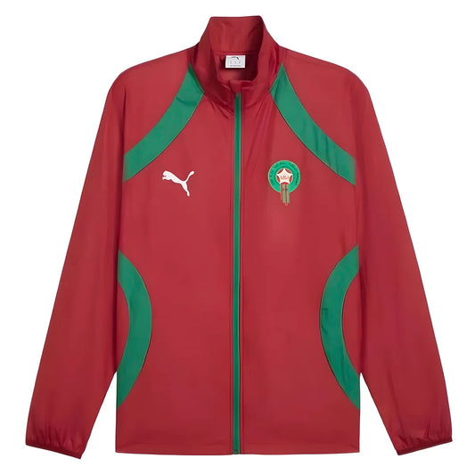 2025-2026 Morocco Pre-Match Jacket (Red)_1