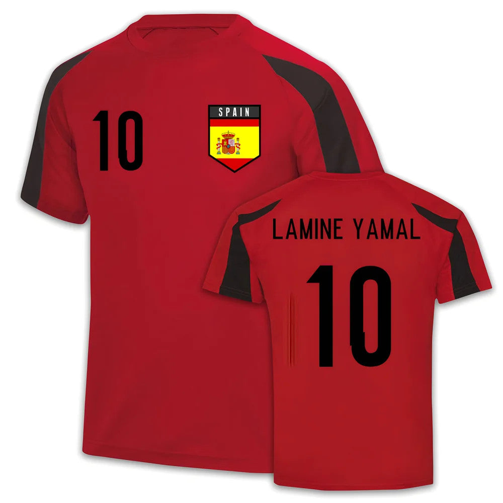 Spain Sports Training Jersey (Lamine Yamal)_0