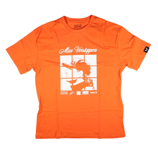 2025 Red Bull Racing Max Verstappen Puzzle T-Shirt (Orange)_1