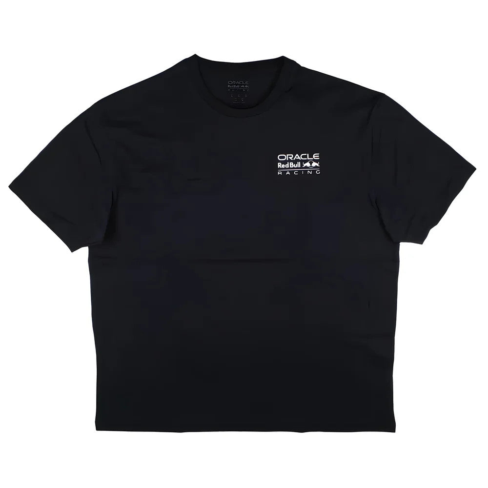 2025 Red Bull Racing Verstappen Oversized Crest T-Shirt (Night Sky)_1