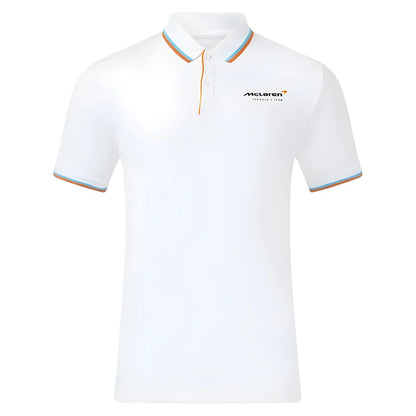 2025 McLaren F1 Core Essentials Polo Shirt (White)_3