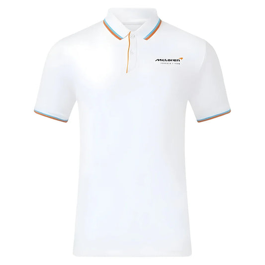 2025 McLaren F1 Core Essentials Polo Shirt (White)_3