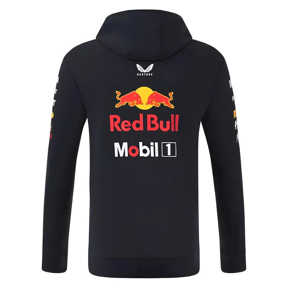 2025 Red Bull Racing F1 Team Full Zip Hooded Sweatshirt (Navy)_3