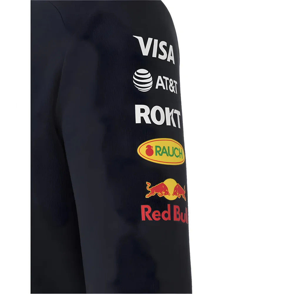 2025 Red Bull Racing F1 Team Full Zip Hooded Sweatshirt (Navy)_3