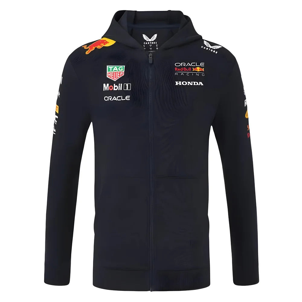 2025 Red Bull Racing F1 Team Full Zip Hooded Sweatshirt (Navy)_3