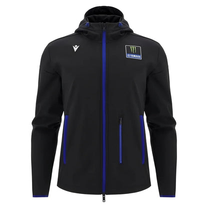 2025 Yamaha Factory Racing Softshell Travel Jacket - Black/Royal_3