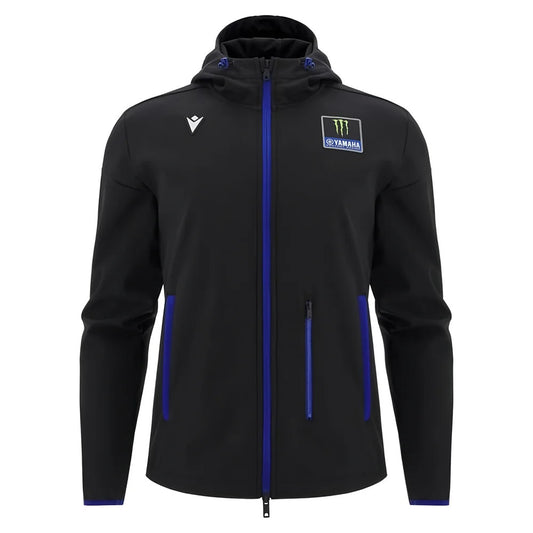2025 Yamaha Factory Racing Softshell Travel Jacket - Black/Royal_3