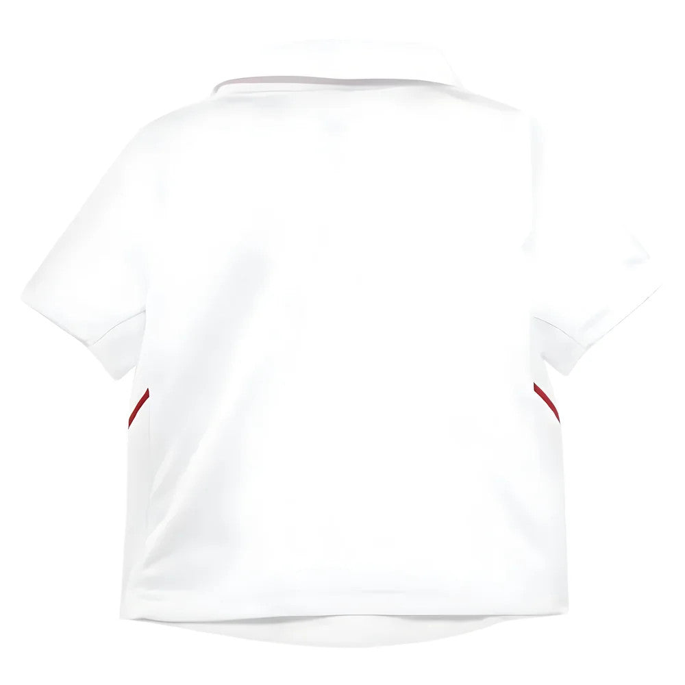 2025-2026 England Cricket ECB Test Replica SS Shirt (White) - Infant_1
