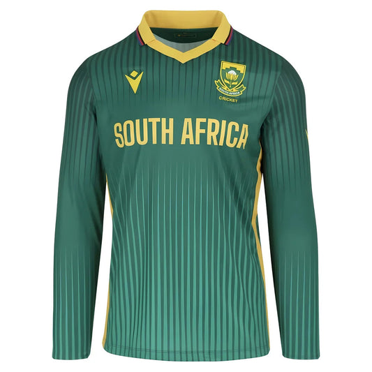 2025-2026 CSA Proteas Match Day ODI Long Sleeve Cricket Shirt_1