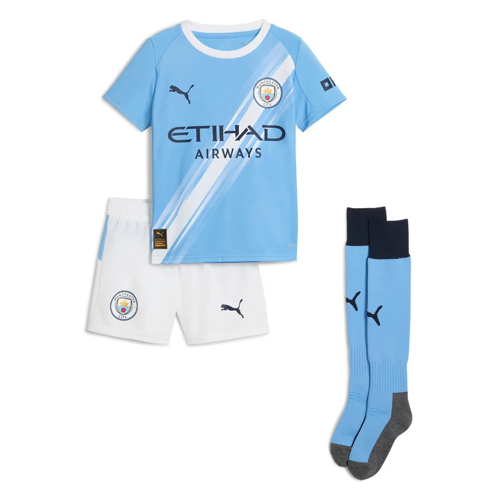 2025-2026 Man City Home Mini Kit (Haaland 9)_4
