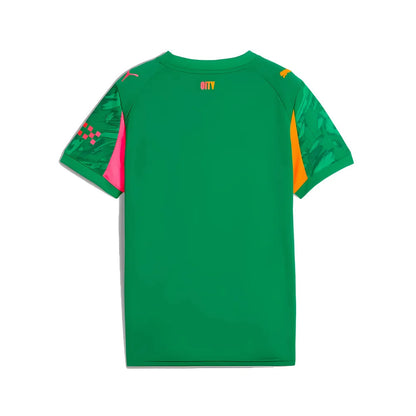 2025-2026 Man City Goalkeeper Away Shirt (Green) - Kids_1
