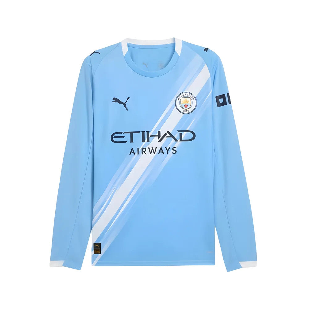 2025-2026 Man City Long Sleeve Home Shirt_1