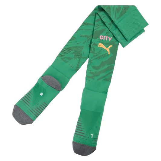 2025-2026 Man City Goalkeeper Away Socks (Green)_0