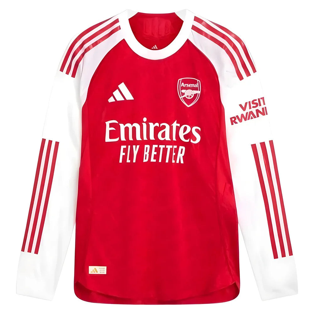 2025-2026 Arsenal Authentic Long Sleeve Home Shirt_2