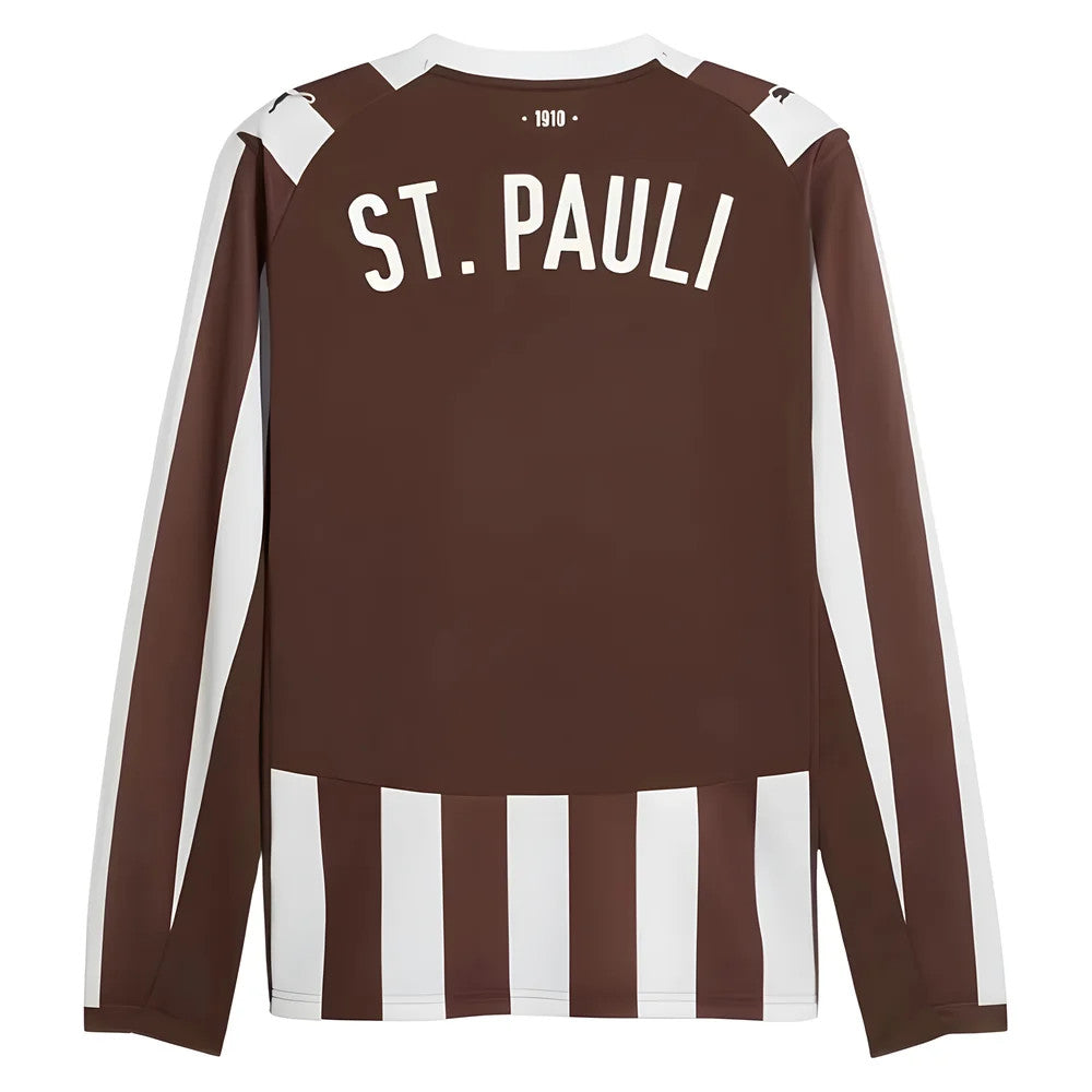 2025-2026 St Pauli Long Sleeve Home Shirt_3