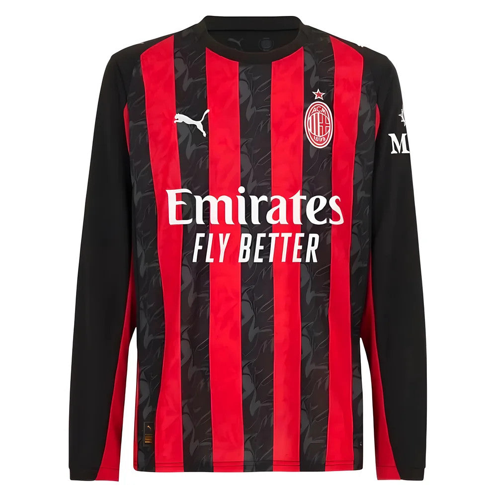 2025-2026 AC Milan Long Sleeve Home Shirt_3