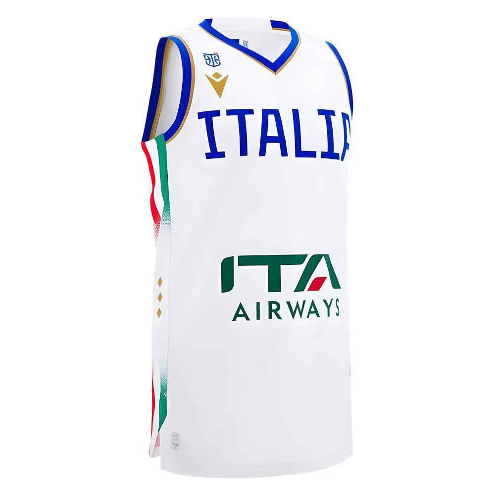 2025-2026 Italy FIP Basketball Home Jersey (White)_3