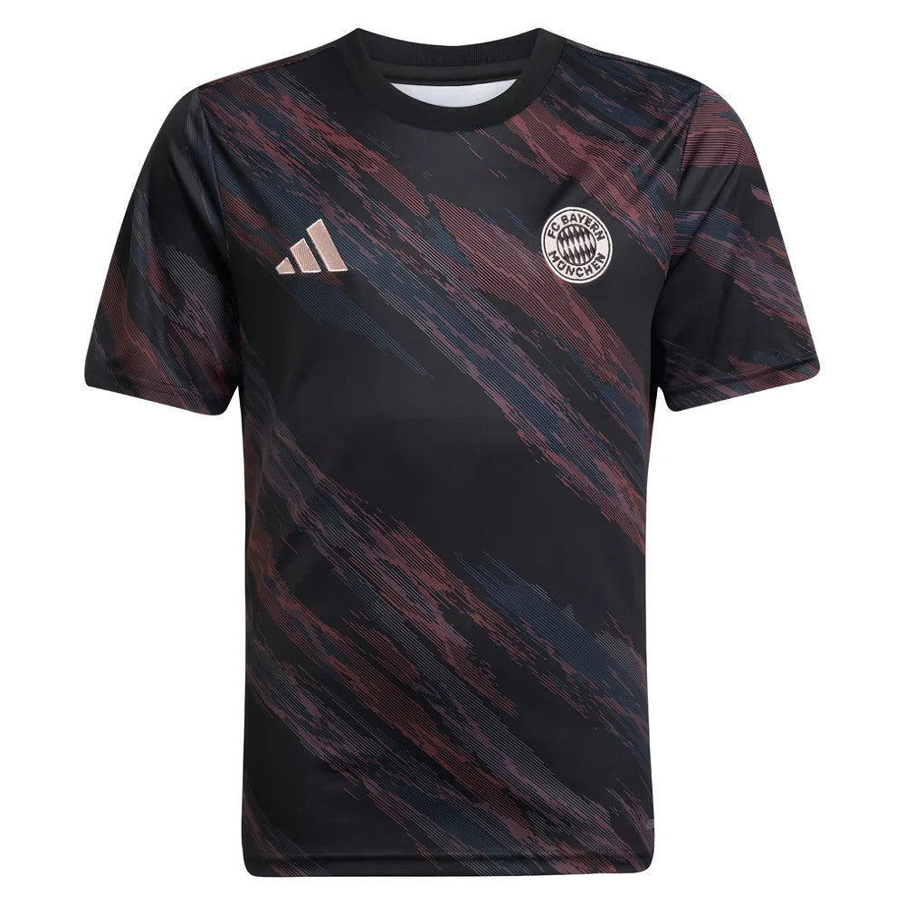 2025-2026 Bayern Munich Pre-Match Shirt (Black) - Kids_2