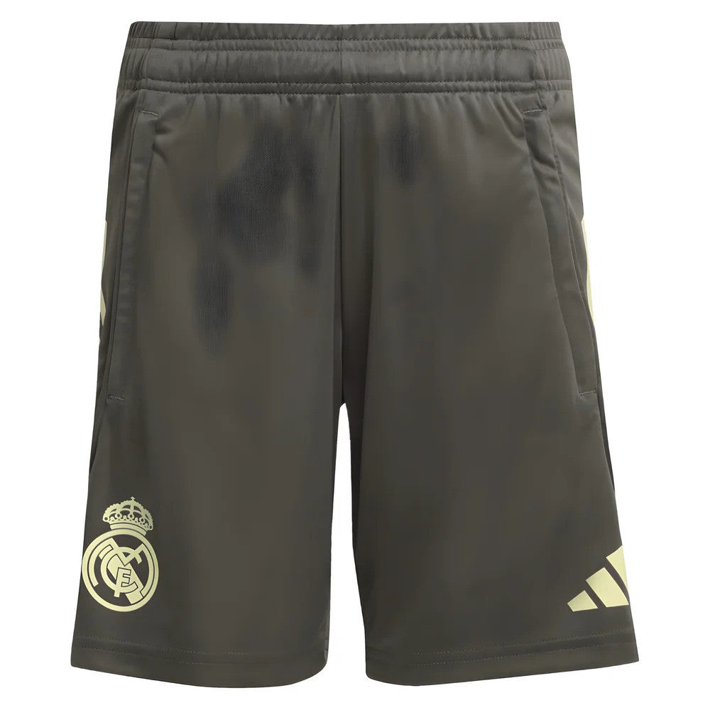 2025-2026 Real Madrid Training Shorts (Utility Grey) - Kids_1
