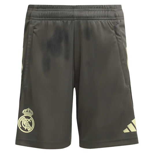 2025-2026 Real Madrid Training Shorts (Utility Grey) - Kids_1