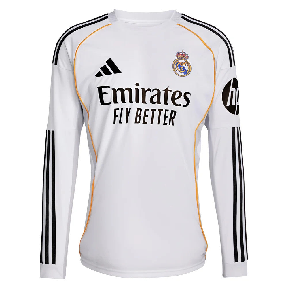 2025-2026 Real Madrid Long Sleeve Home Shirt (Ronaldo 7)_6