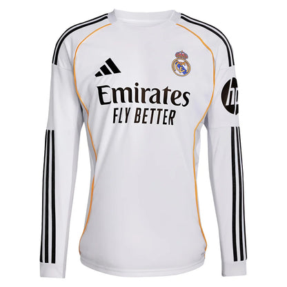 2025-2026 Real Madrid Long Sleeve Home Shirt (Ronaldo 7)_6