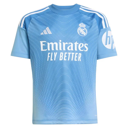 2025-2026 Real Madrid Home Goalkeeper Shirt (Blue) - Kids_2