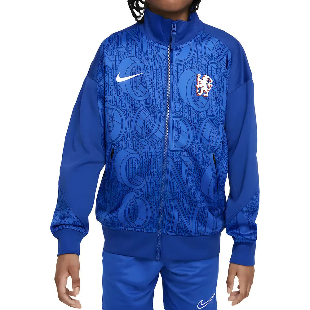 2025-2026 Chelsea Academy Dri-Fit Anthem Jacket (Blue) - Kids_3