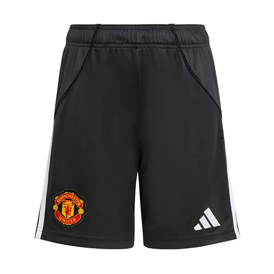 2025-2026 Man Utd Home Shorts (Black) - Kids_1