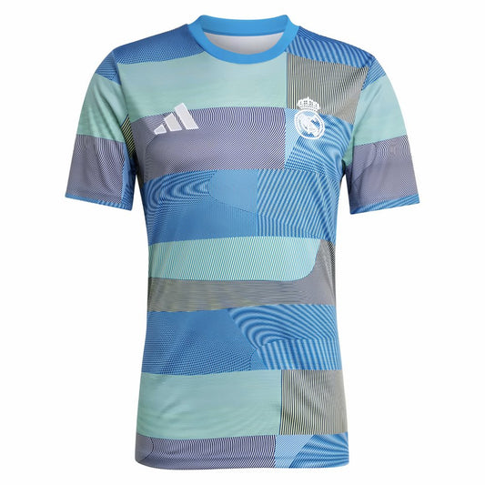 2025-2026 Real Madrid Pre-Match Shirt (Blue)_2