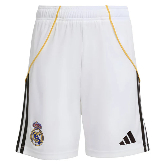 2025-2026 Real Madrid Home Shorts (White) - Kids_1